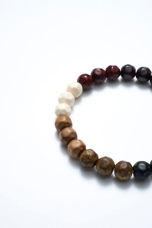 Old Mountain Sandalwood Bracelet (Doppel Meteorite) - Y&E Jewelry -  -  - #five elements#